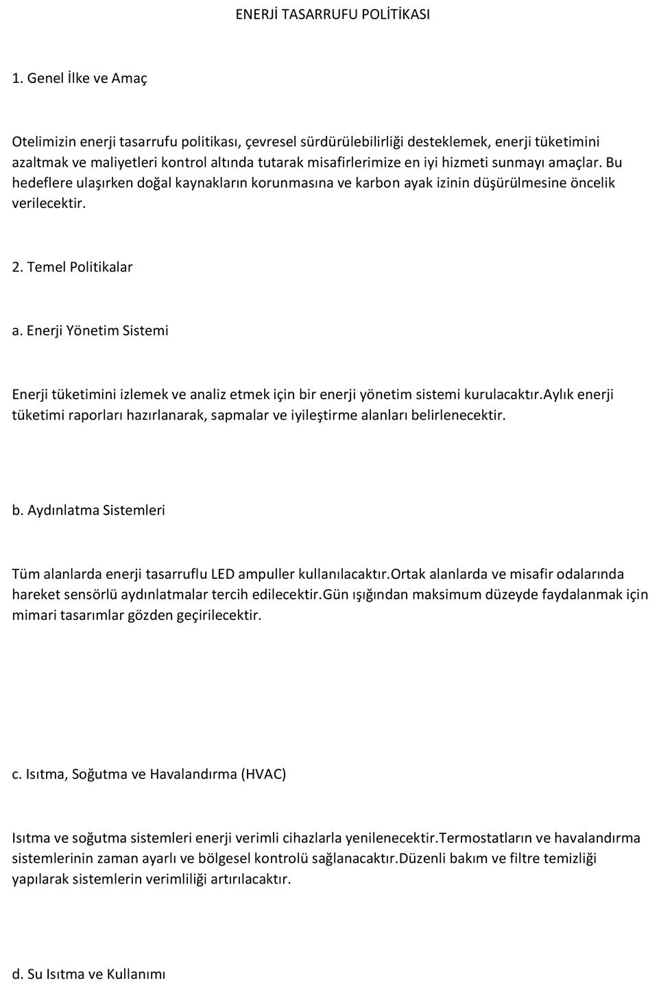 Enerji Politikası görseli